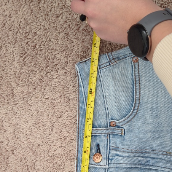 Size 4 American Eagle Denim Mini Skirt - Picture 8 of 8